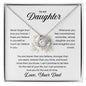 To My Daughter | Never Forget That I Love You - Love Knot Necklace