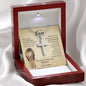 To My Son | Lion Cross Necklace