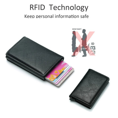 Customized Leather Smart Wallet