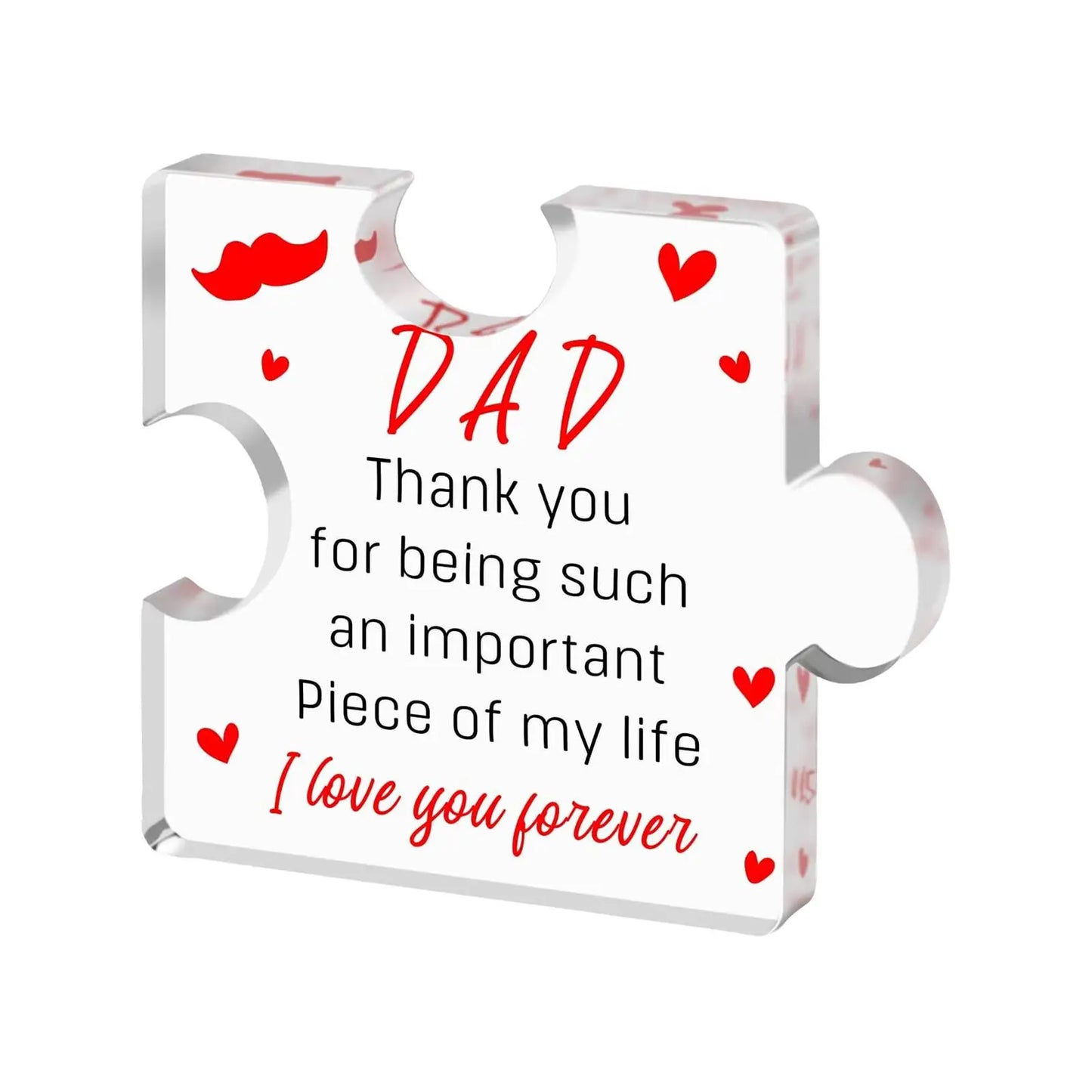 1pc Dad Acrylic Puzzle