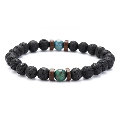 Lava Stone Bead Bracelet