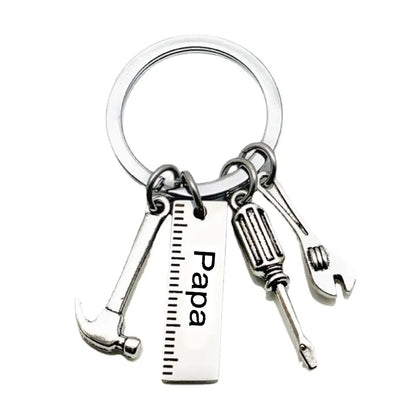 Dad Ruler Toolkit Keyring