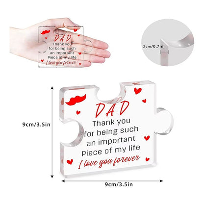 2PCS Dad Acrylic Puzzle