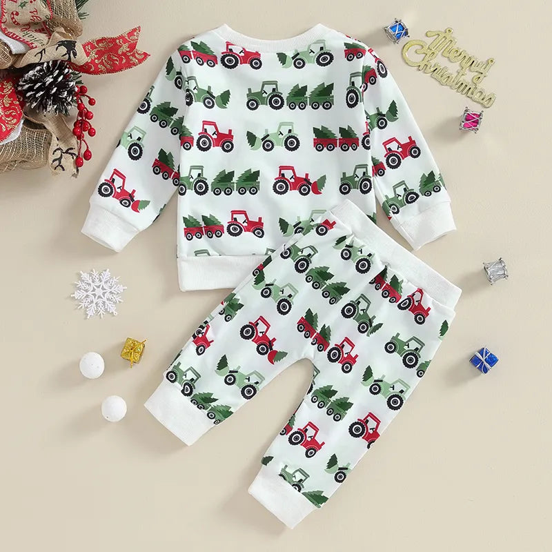 Lioraitiin Baby Christmas Clothes Sets