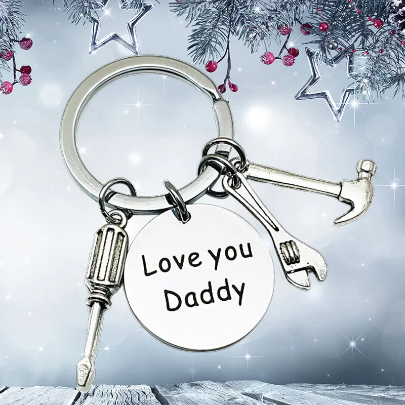 Daddy Love Toolkit Keyring