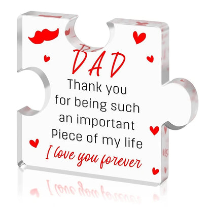 2PCS Dad Acrylic Puzzle