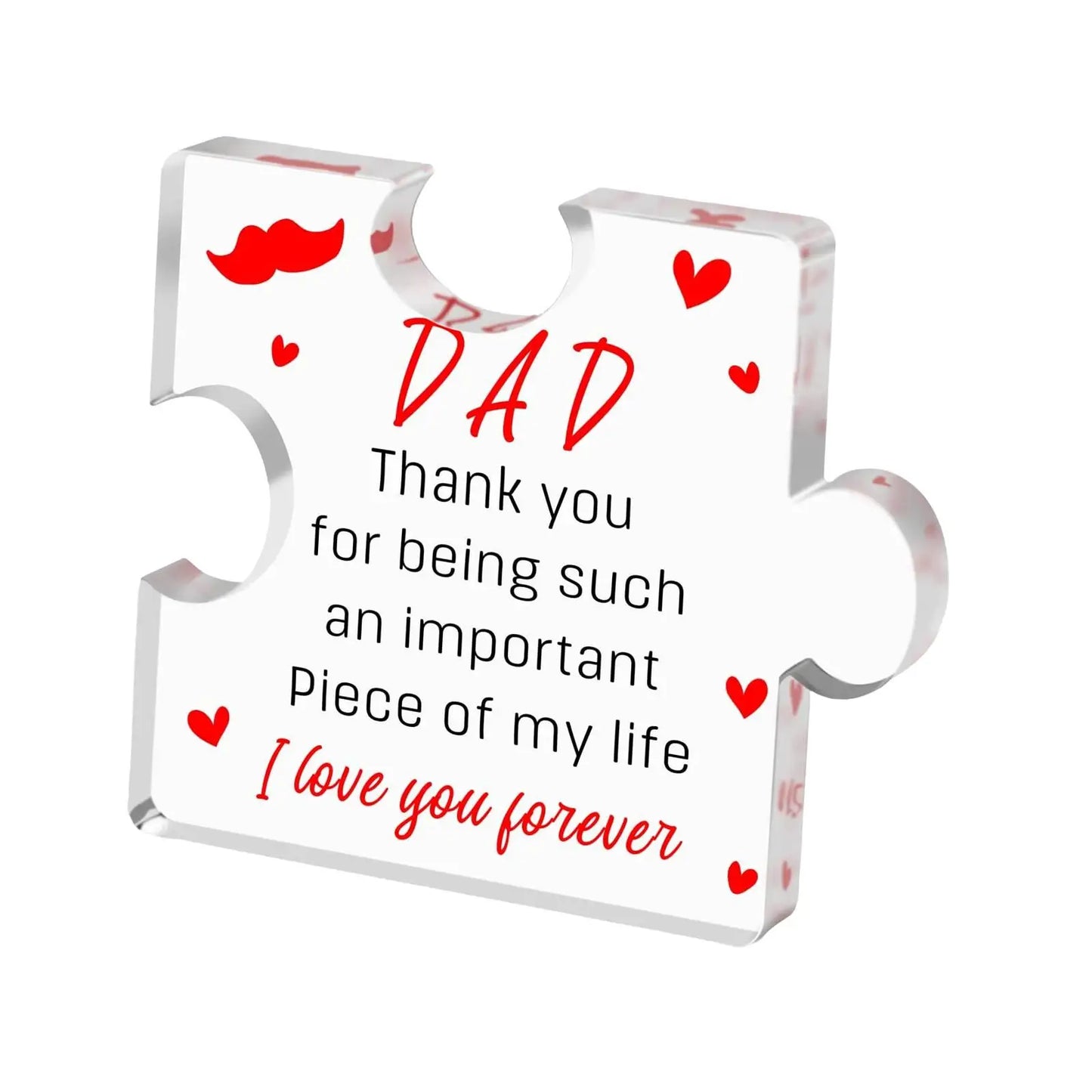 1pc Dad Acrylic Puzzle