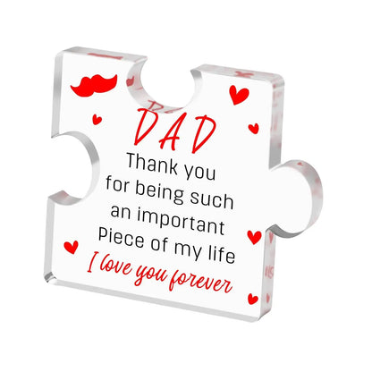 1pc Dad Acrylic Puzzle