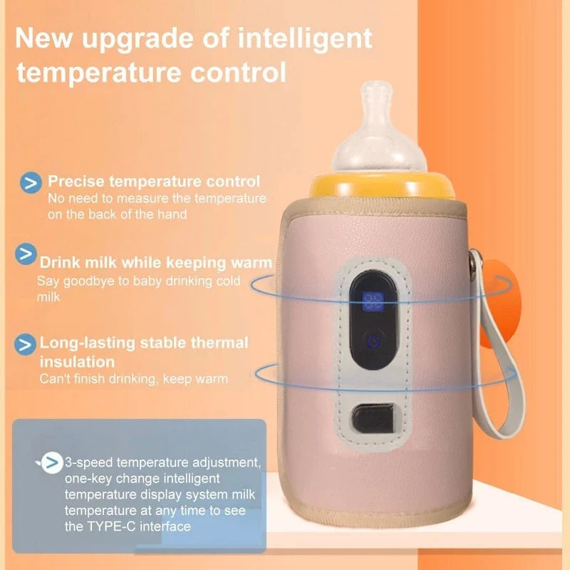 USB Baby Bottle Warmer Insulated Pouch