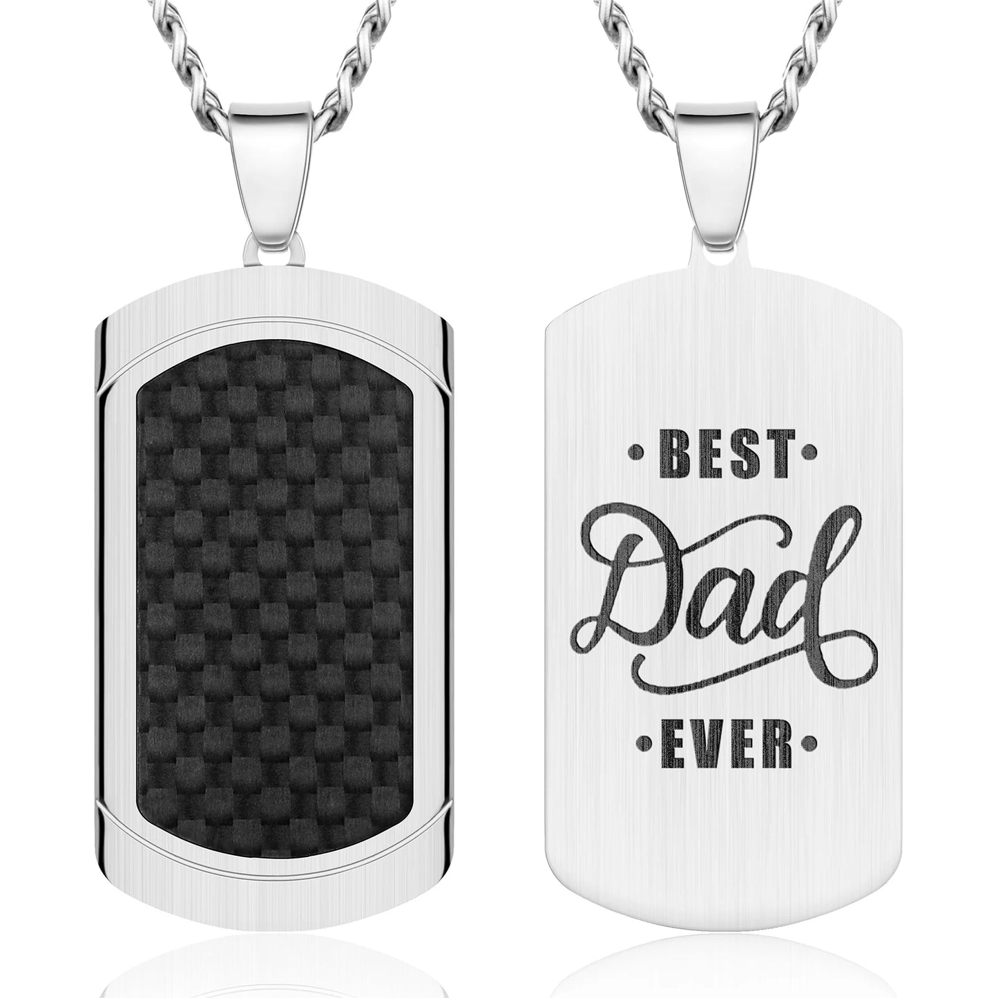 Best Dad Stainless Steel Tag