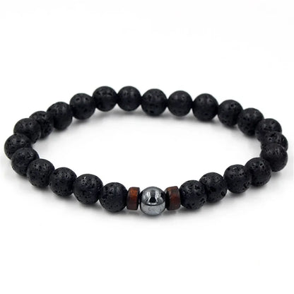 Lava Stone Bead Bracelet