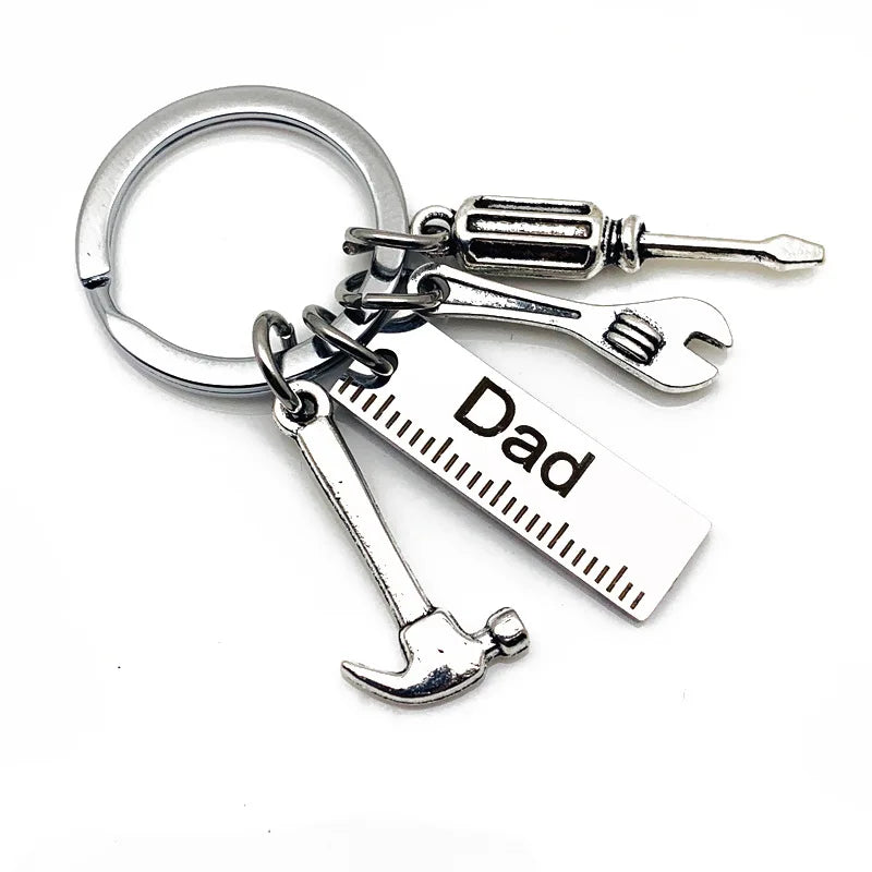 Dad Ruler Toolkit Keyring