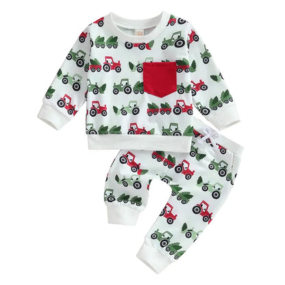 Lioraitiin Baby Christmas Clothes Sets