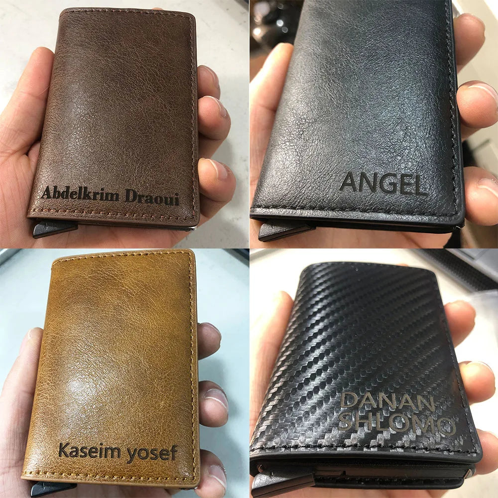 Customized Leather Smart Wallet