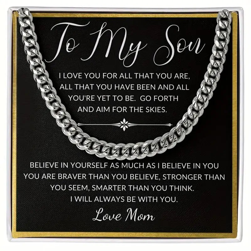 Son Necklace Gift Box