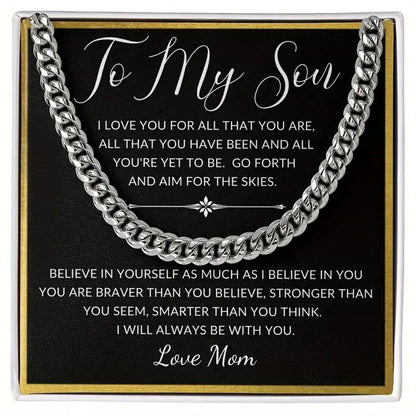 Son Necklace Gift Box