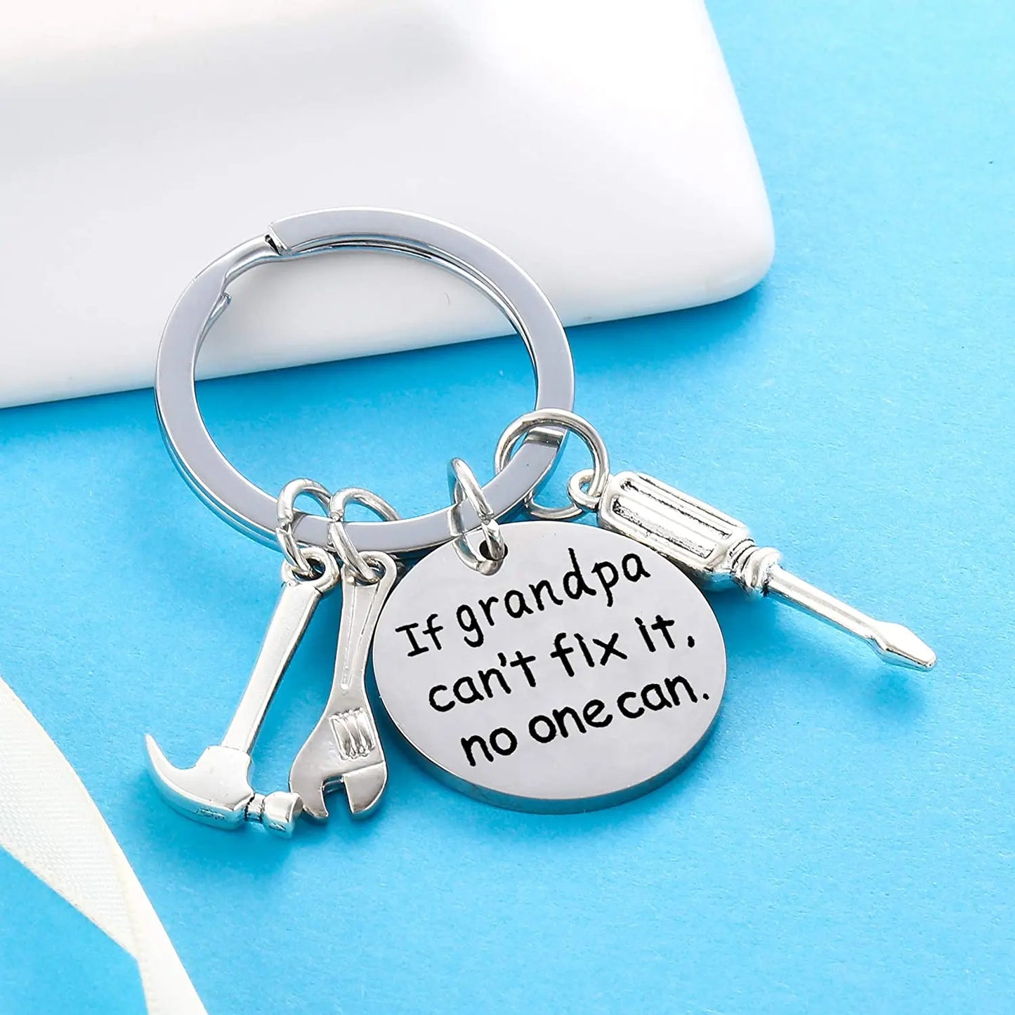 Grandpa Fix Toolkit Keychain